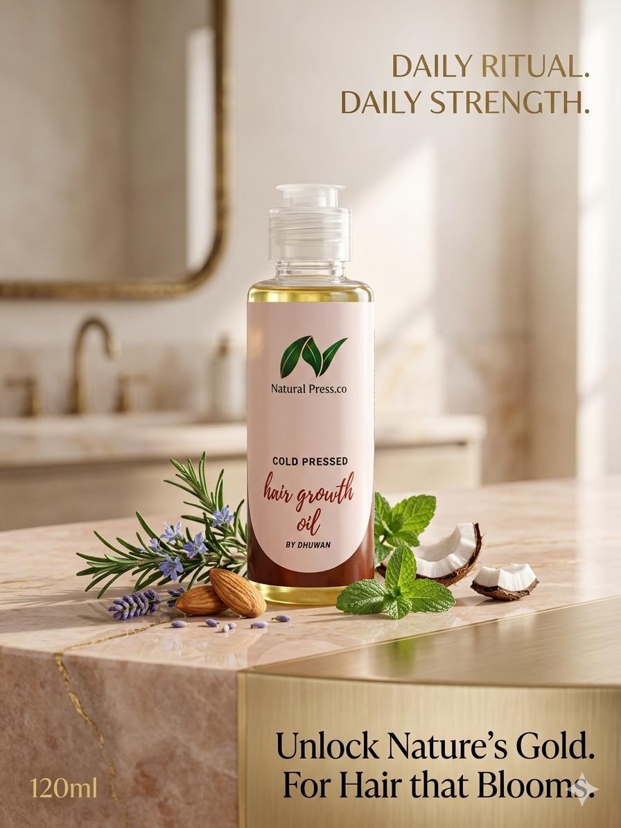 Natural Hair Growth Oil – Stronger
